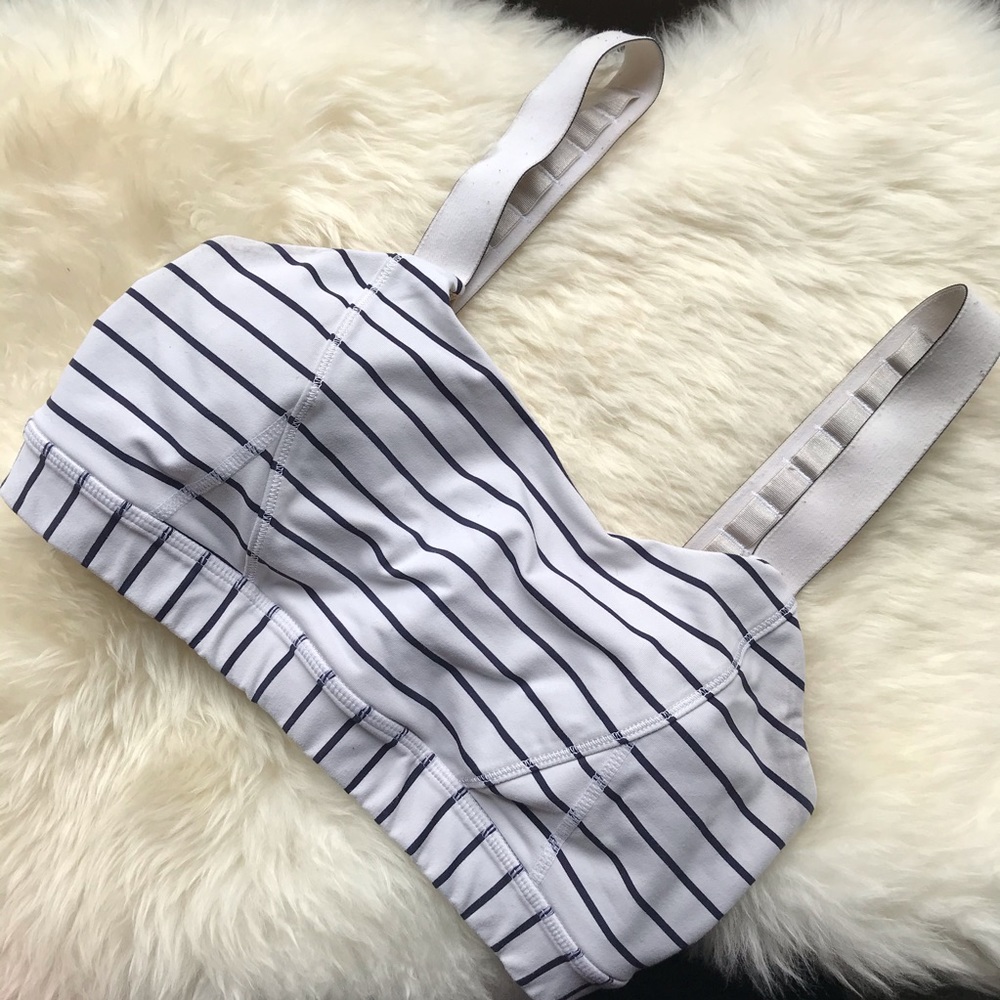 Striped Lululemon Sports Bra